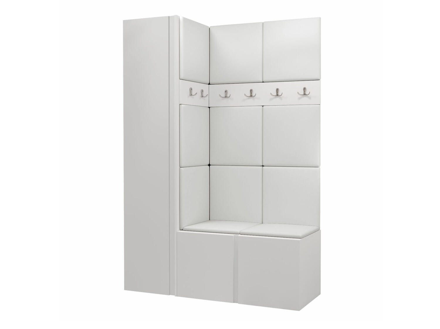 Ensemble de meubles d’entrée Pinis IX (Blanc)