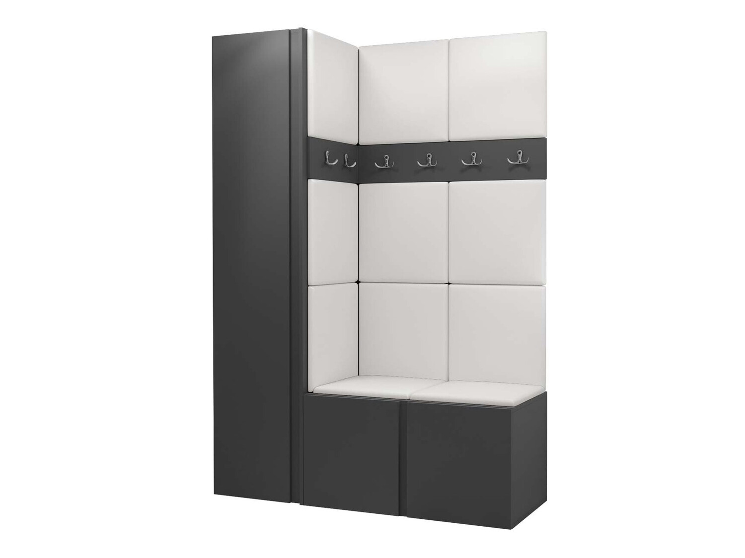 Ensemble de meubles d’entrée Pinis IX (Graphite)