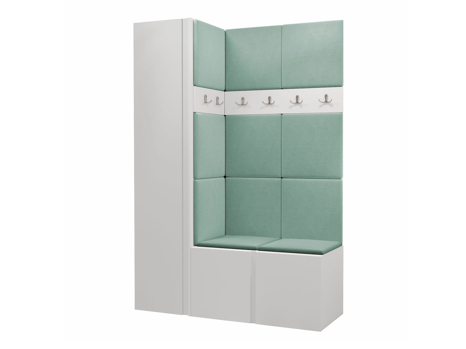 Meuble d'entrée Pinis IX (Blanc)
