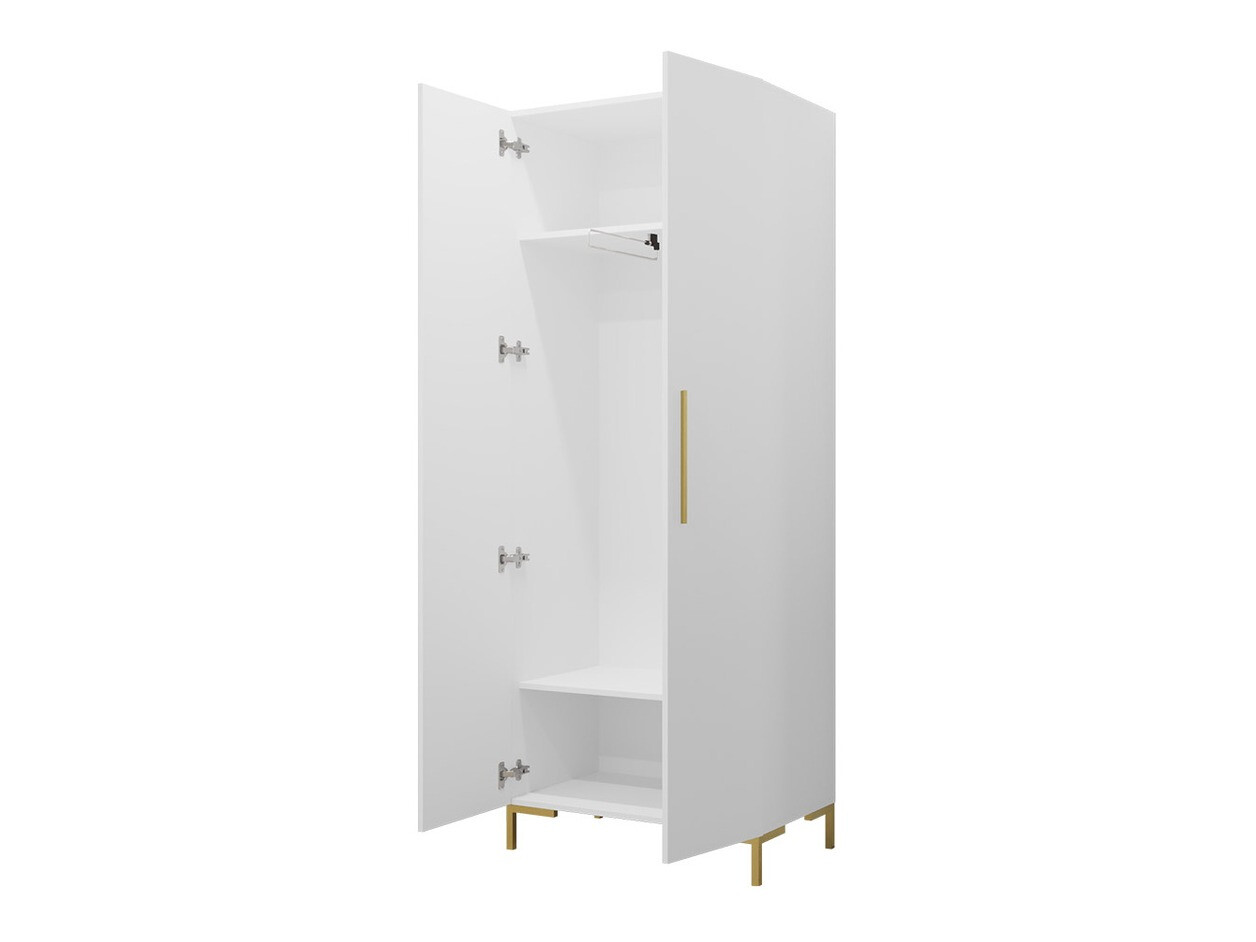 Armoire Nomal (Blanc + Doré)