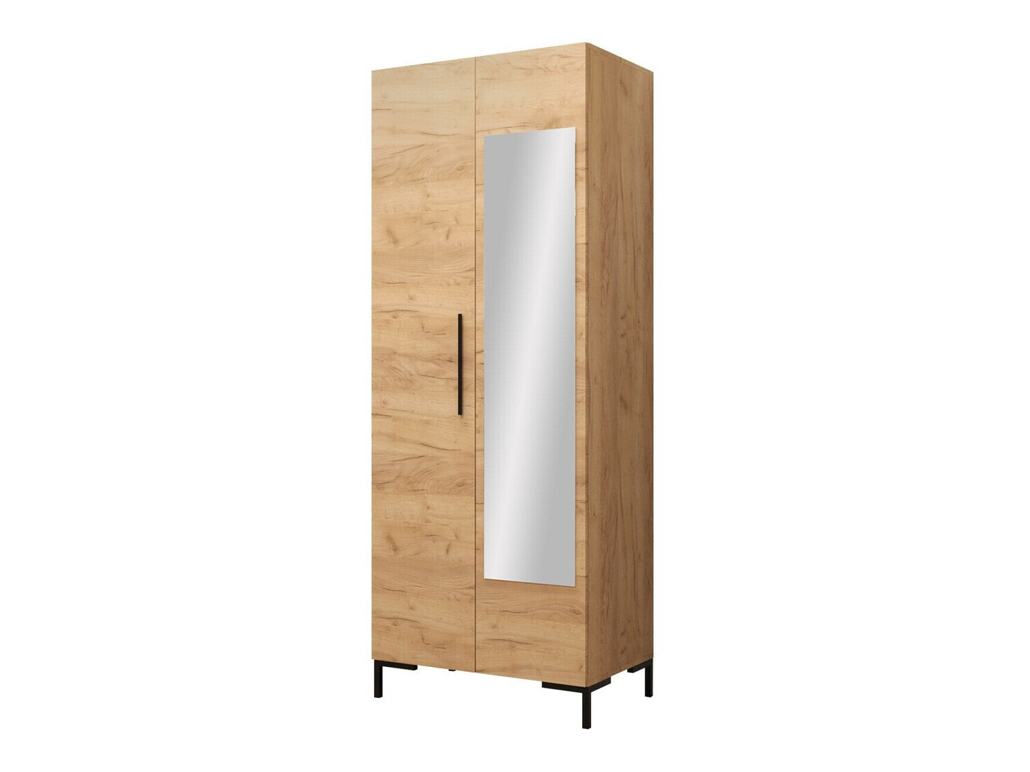 Armoire Nomal I (Craft chêne + Noir)