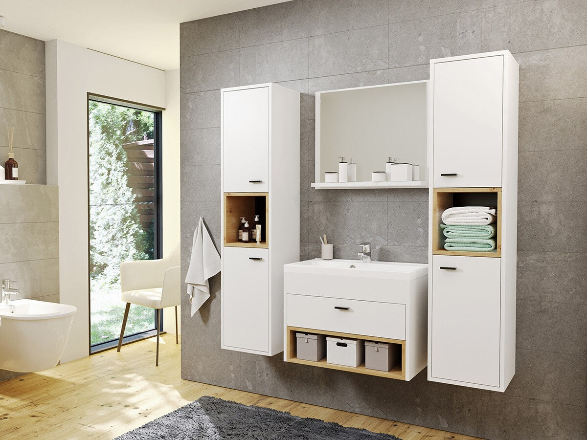 Miroir de salle de bain Velum (Blanc)