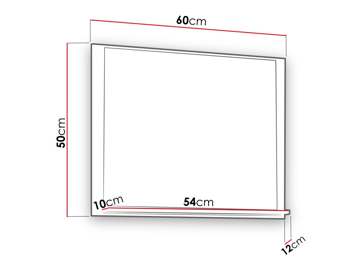 Miroir de salle de bain Velum (Chêne Artisan)