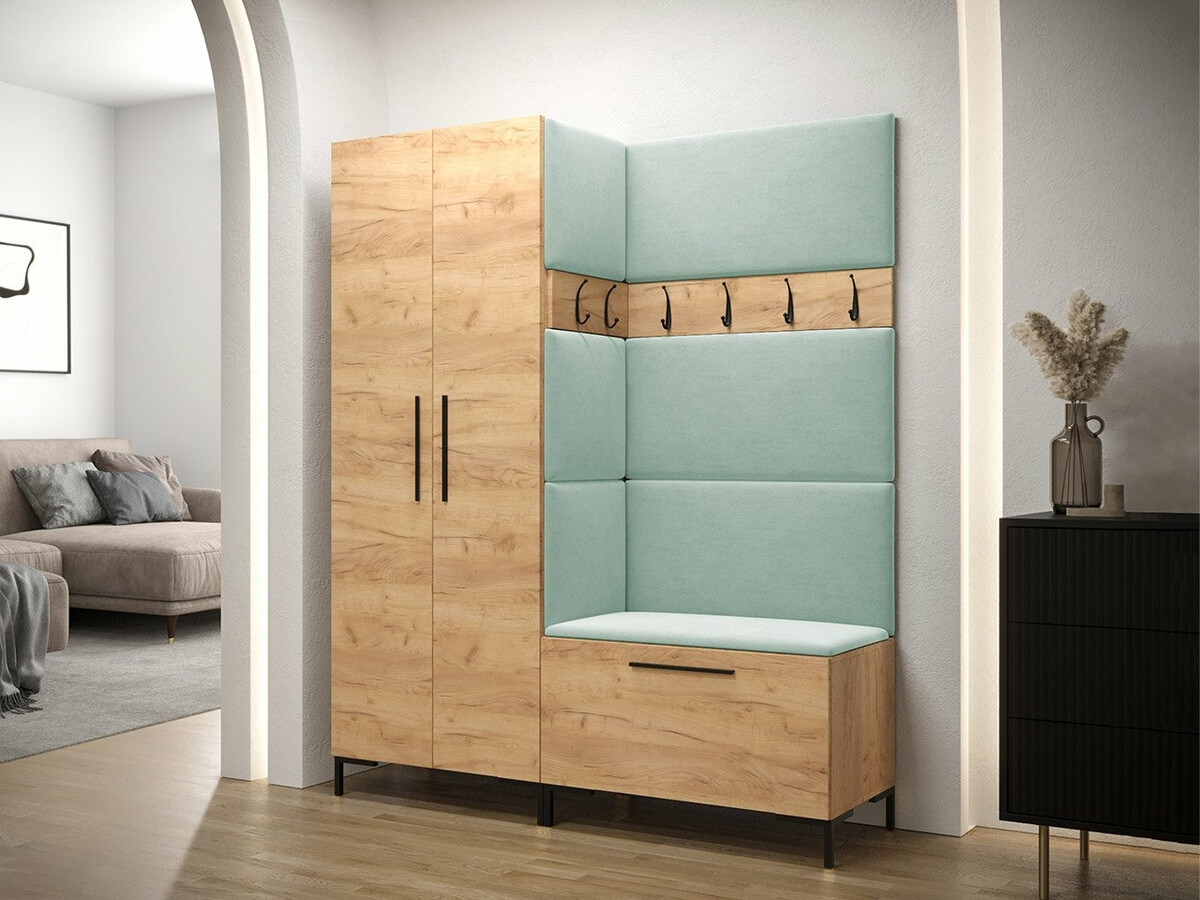 Armoire Nomal (Craft chêne + Noir)