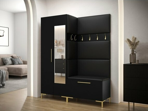 Armoire Nomal I (Noir + Doré)