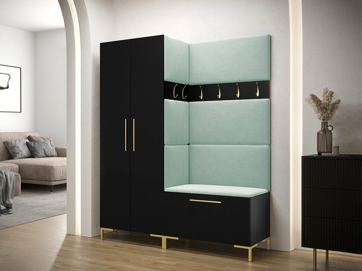 Armoire Nomal (Noir + Doré)