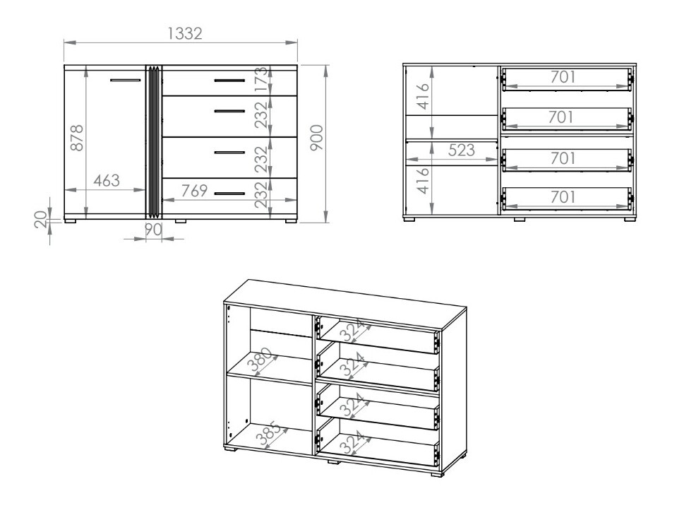 Commode Venleva 103