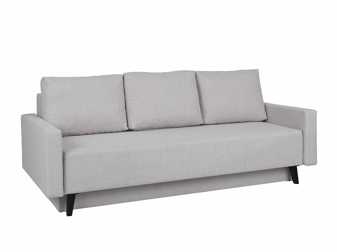 Canapé convertible Delbene 129 (Aura 23 + Noir brillant)
