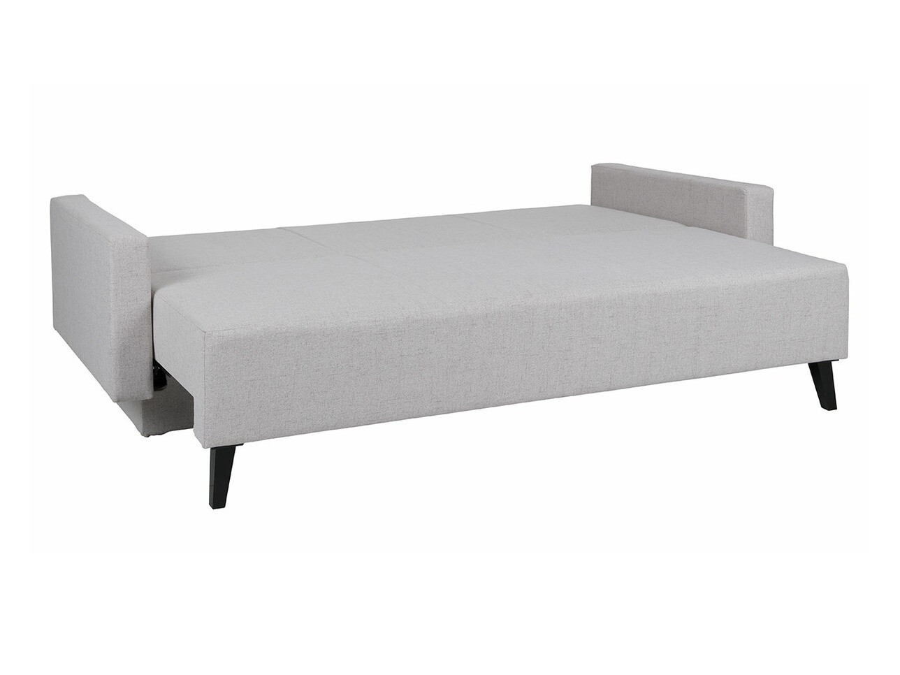 Canapé convertible Delbene 129 (Aura 23 + Noir brillant)
