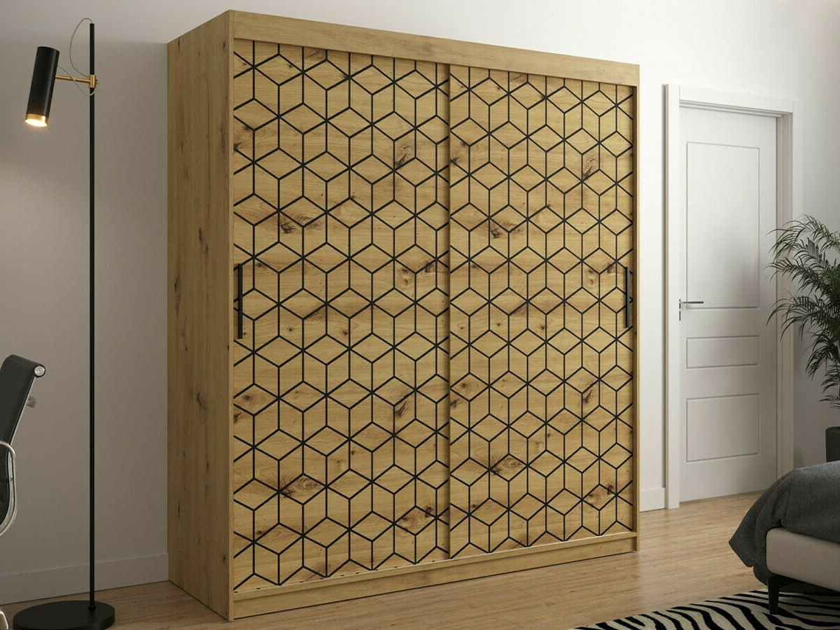 Armoire Hartford 283 (Chêne Artisan)