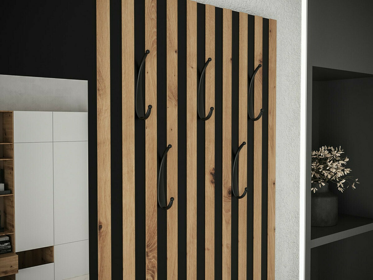 Meuble d'entrée Fabor (Chêne Artisan + Manila 16)