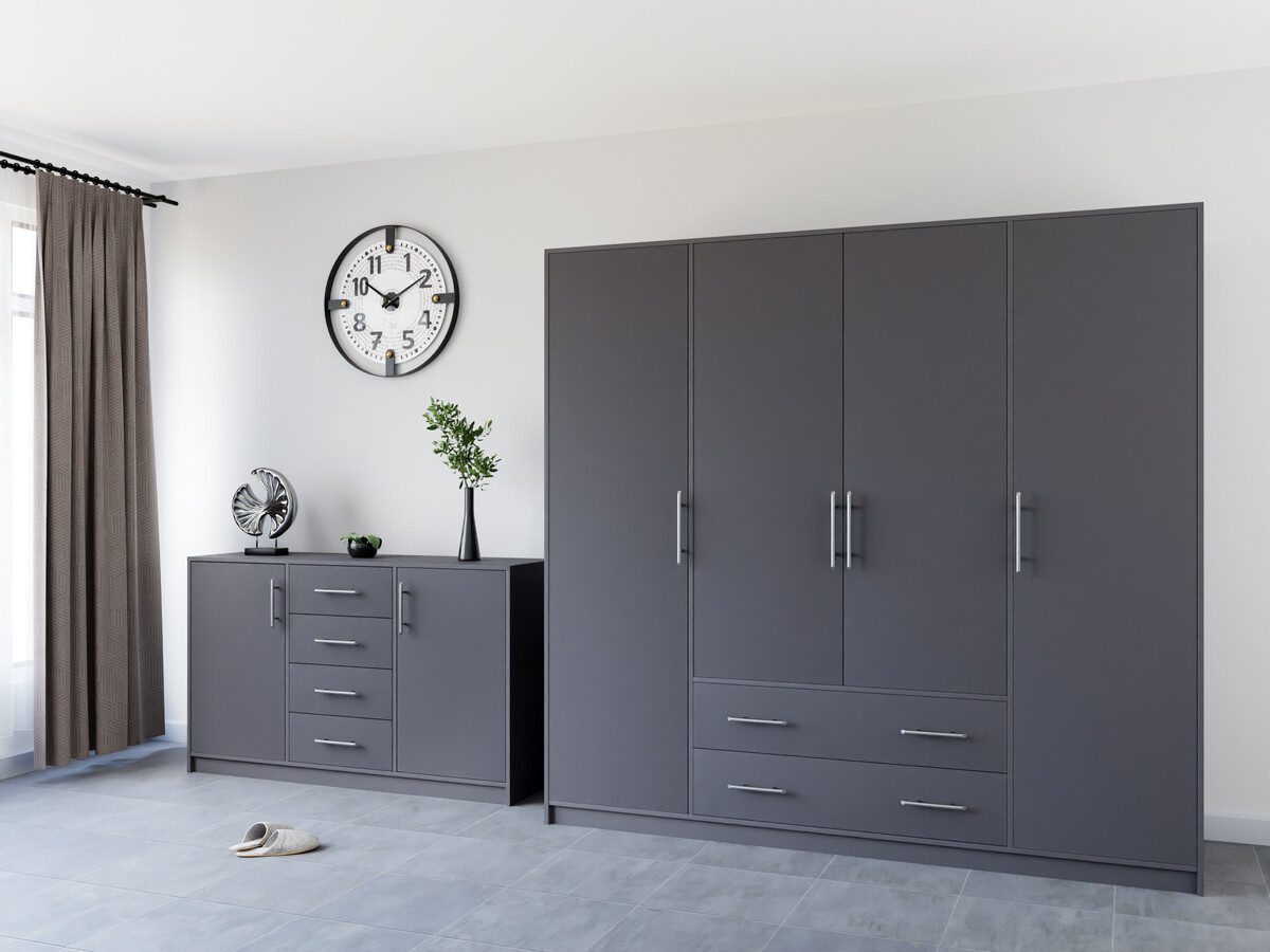Armoire Cavmero 100 (Anthracite)