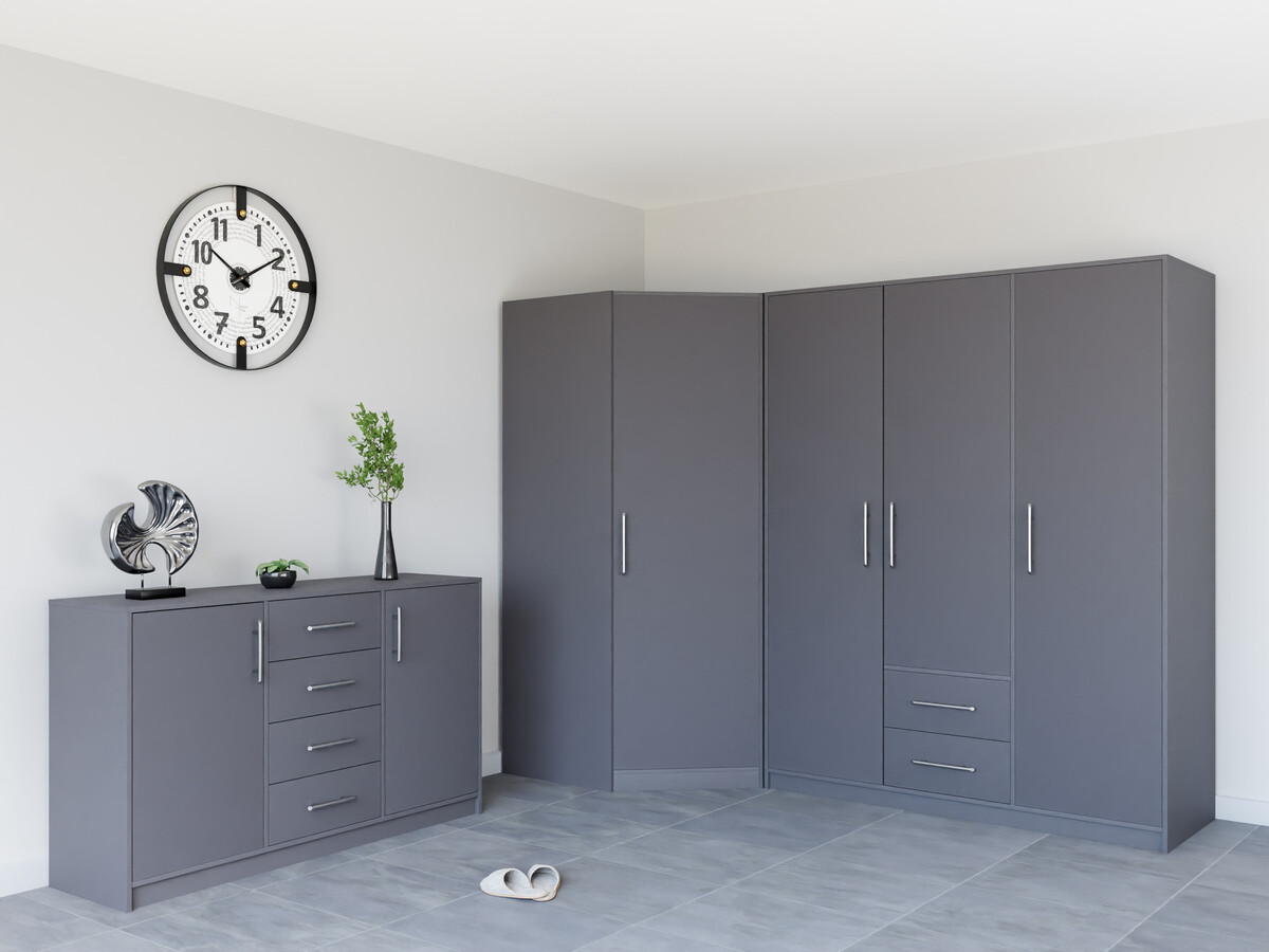 Armoire Cavmero 102 (Anthracite)
