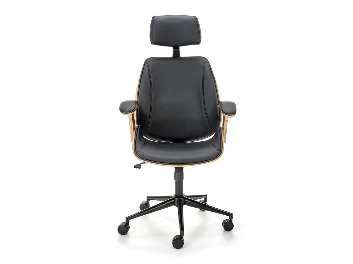 Chaise de bureau Houston 1490 (Noir + Noix)