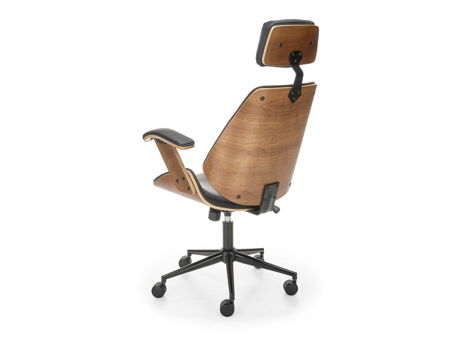 Chaise de bureau Houston 1490 (Noir + Noix)