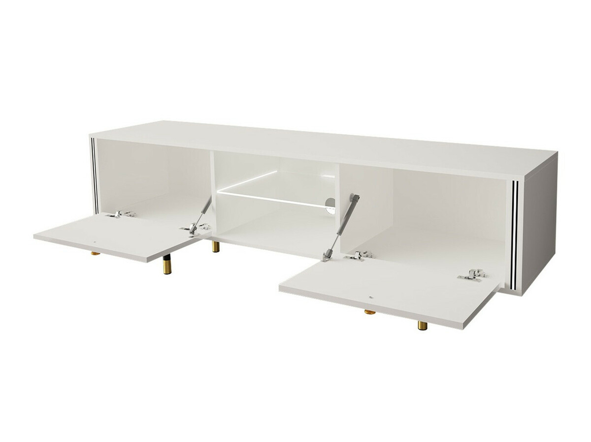 Ensemble de salon Merced 116 (Noir + Noir brillant)