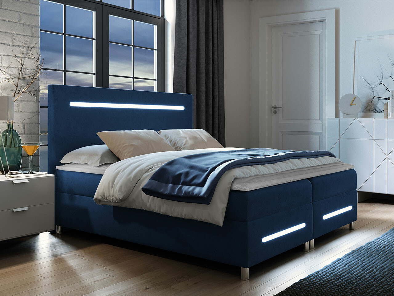 Lit boxspring Baltimore 174 (Fresh 11)