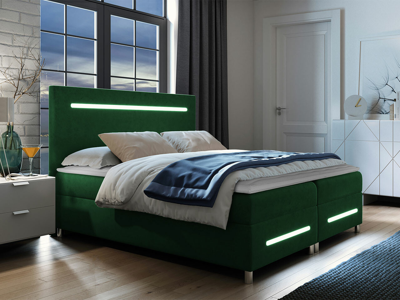 Lit boxspring Baltimore 174 (Fresh 13)