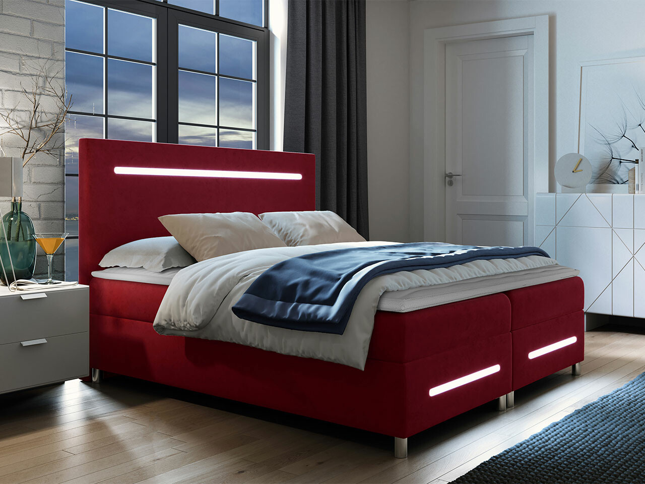 Lit boxspring Pluvia (Fresh 8)