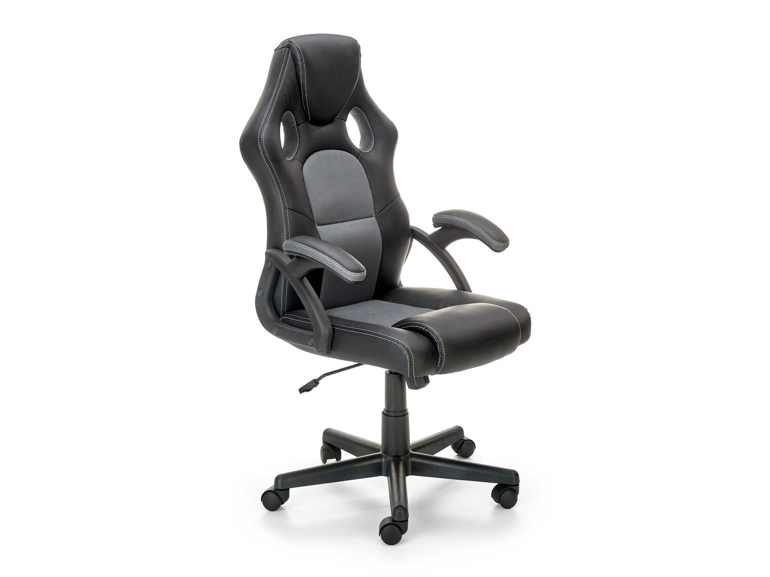 Chaise de bureau Houston 1340 (Gris + Noir)