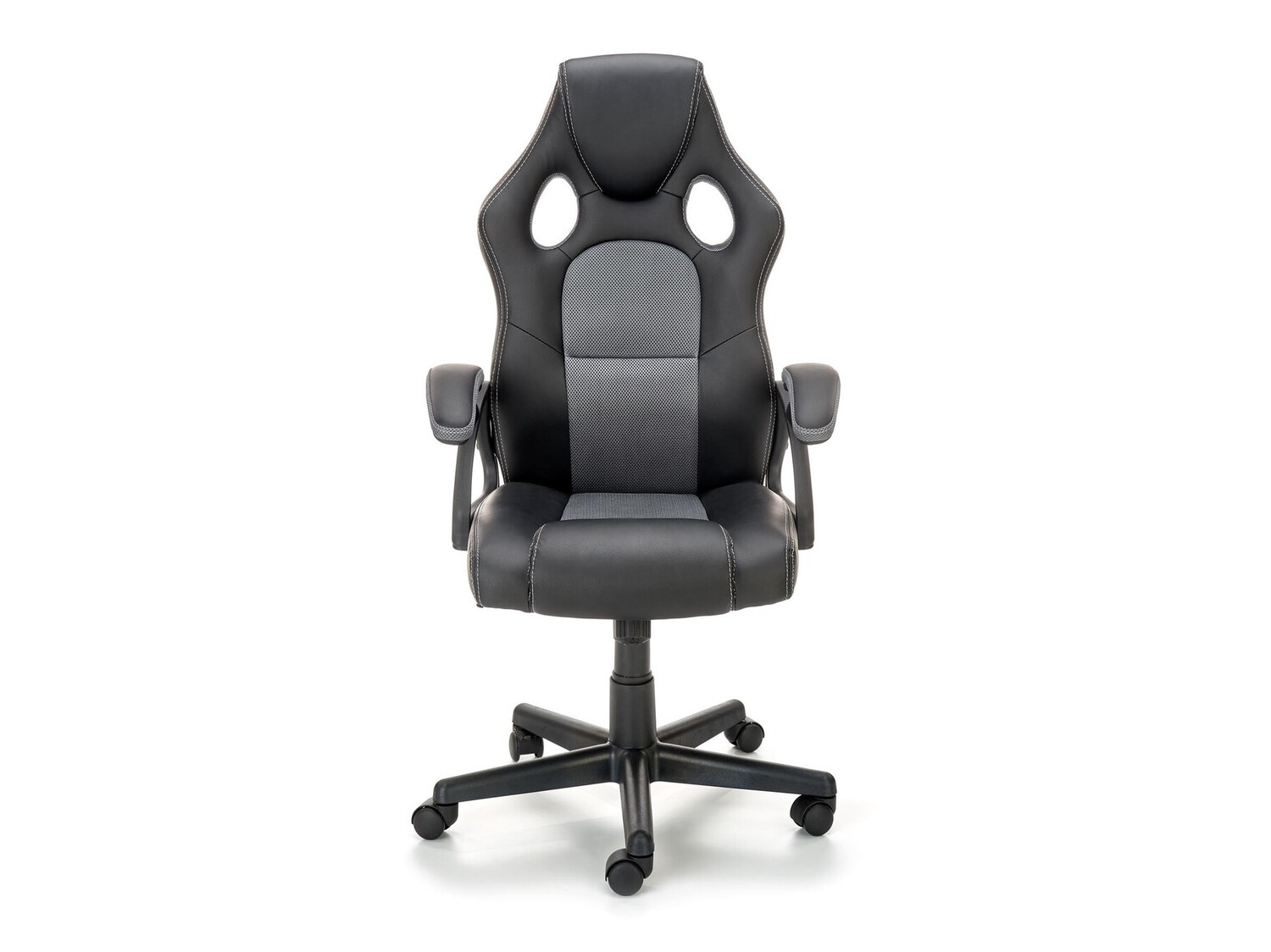 Chaise de bureau Houston 1340 (Gris + Noir)