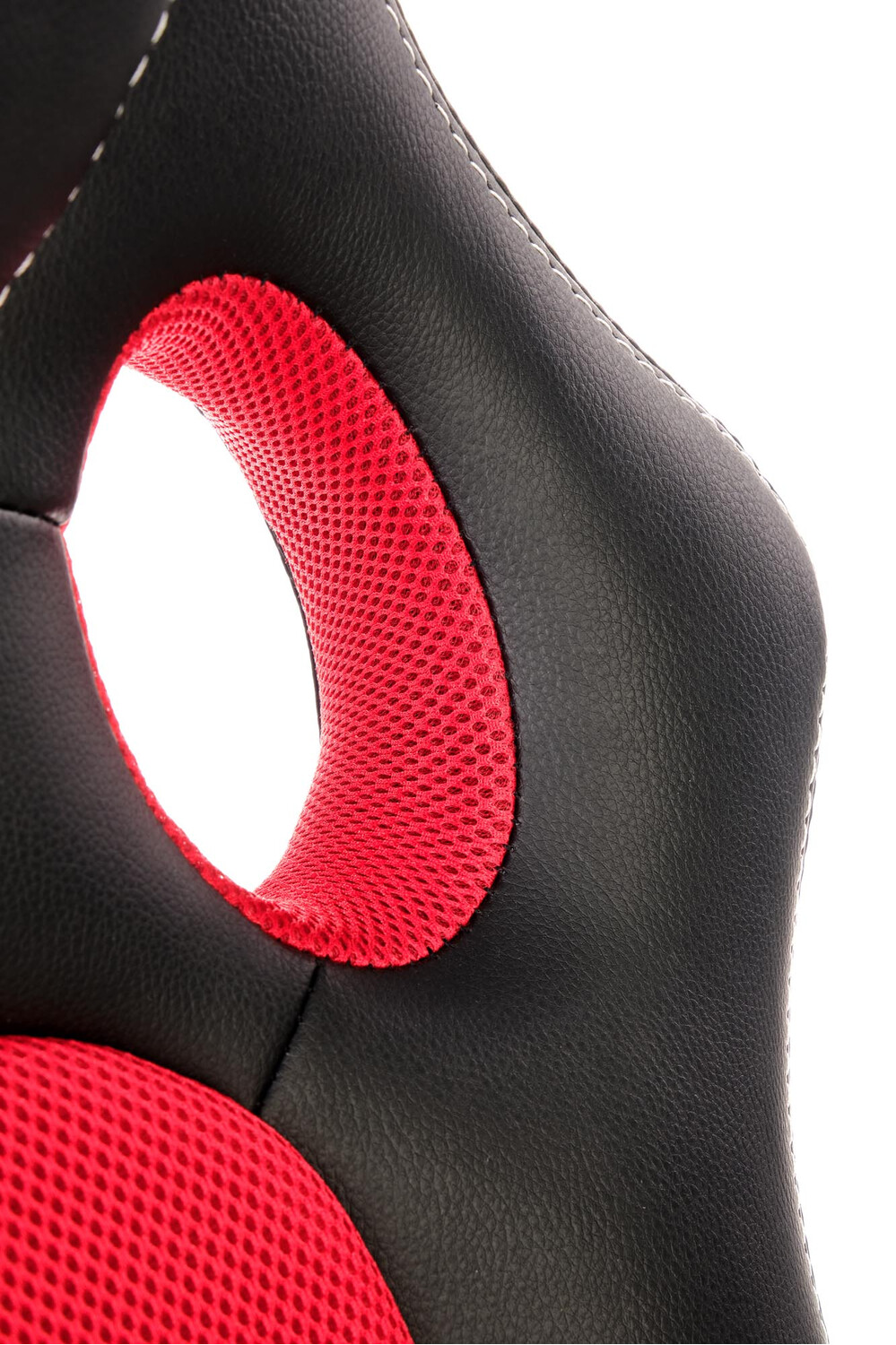 Chaise de bureau Houston 1340 (Rouge + Noir)