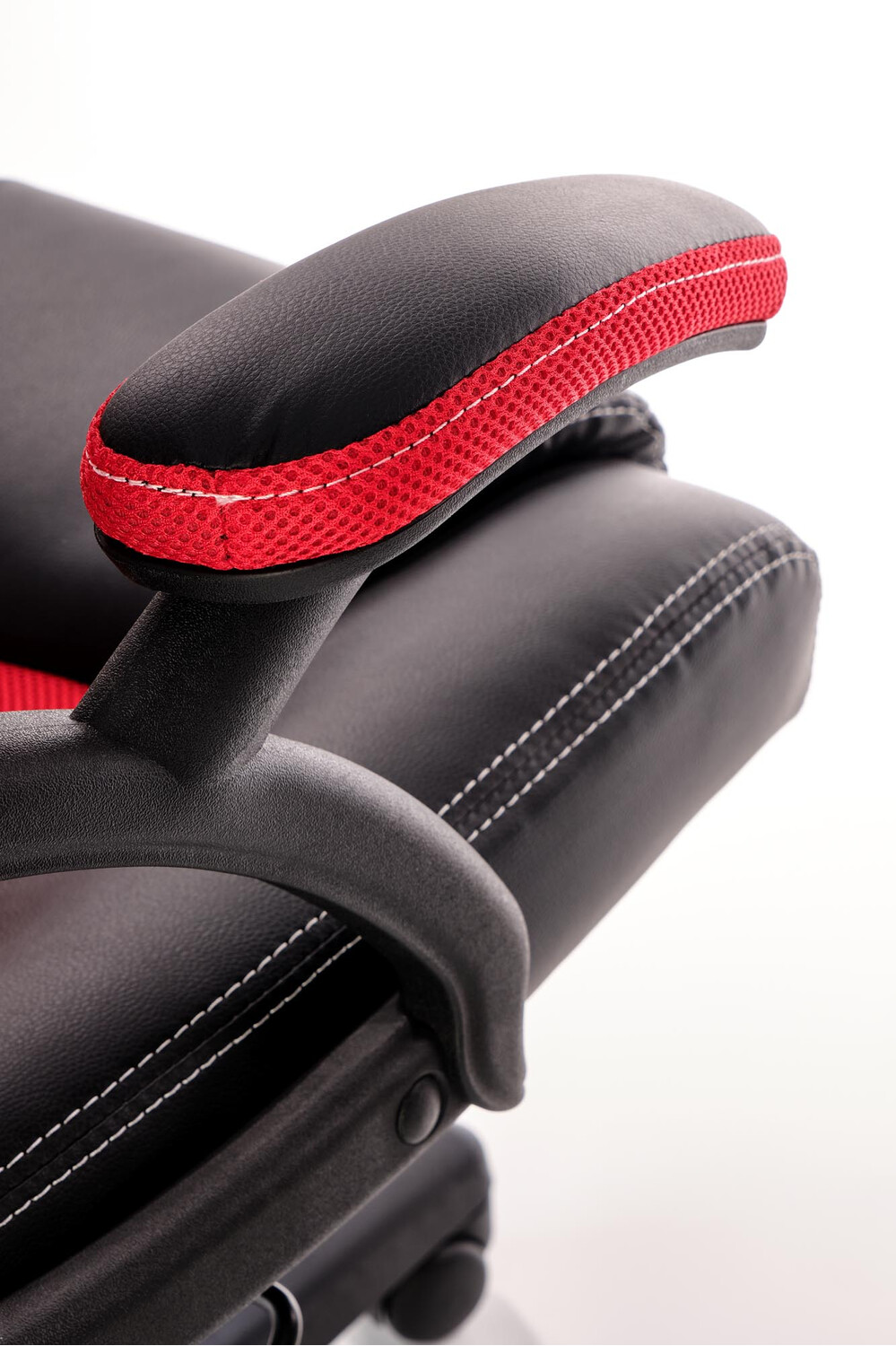 Chaise de bureau Houston 1340 (Rouge + Noir)