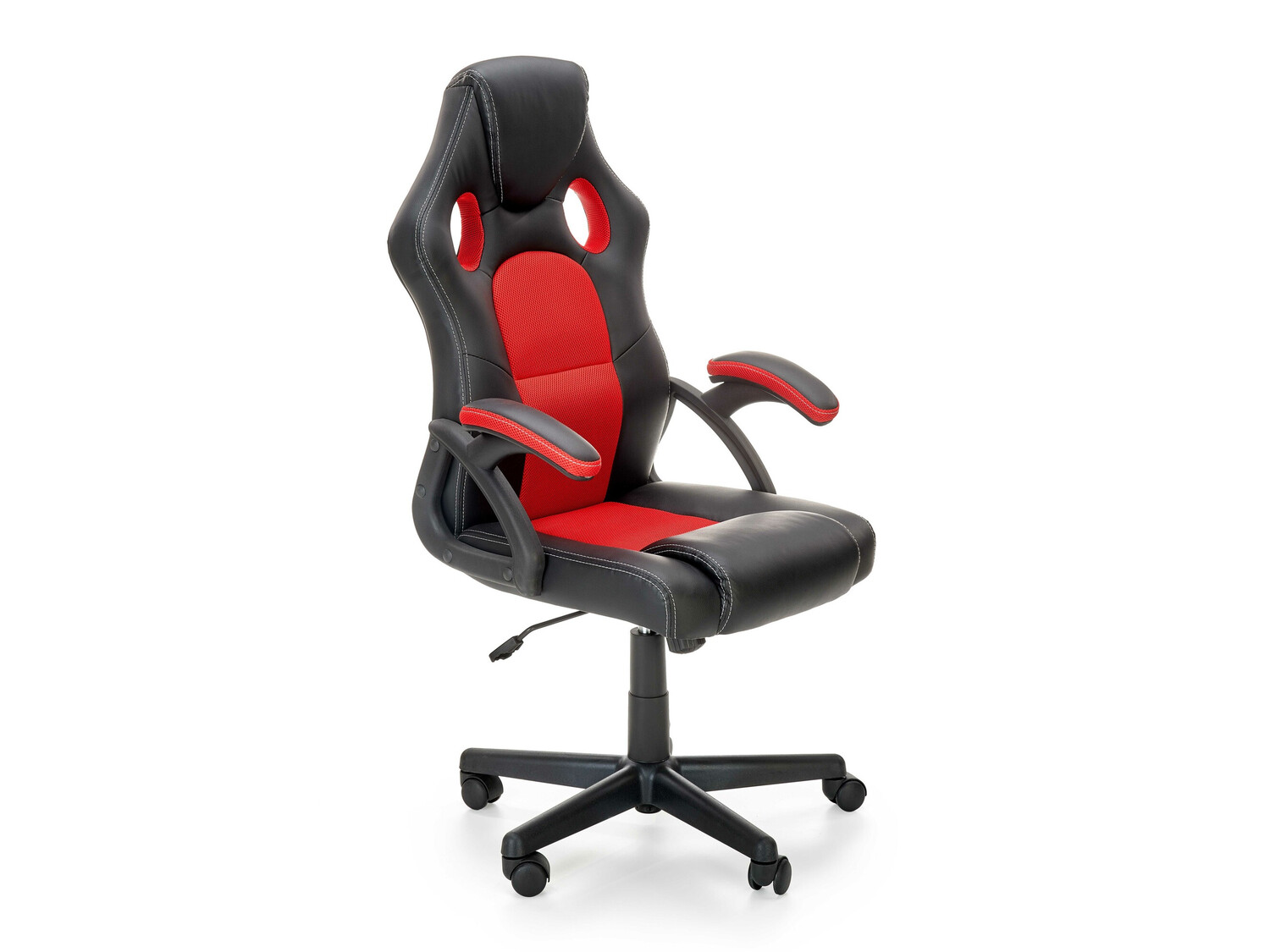 Chaise de bureau Houston 1340 (Rouge + Noir)