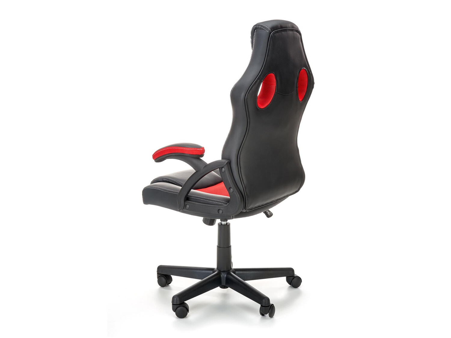 Chaise de bureau Houston 1340 (Rouge + Noir)