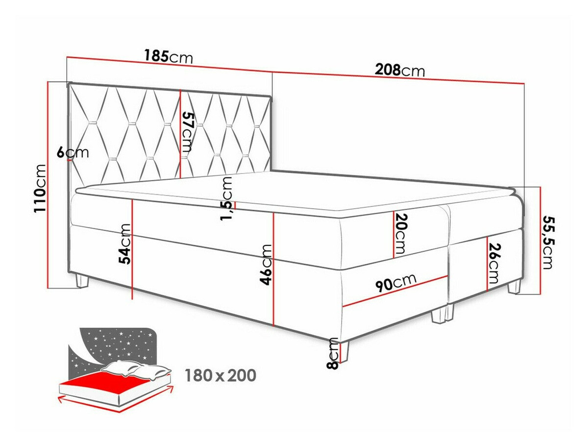 Lit boxspring Nemus (Fresh 11)