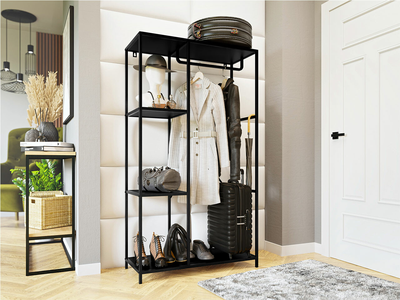 Meuble d'entrée Richardson A107 (Noir)