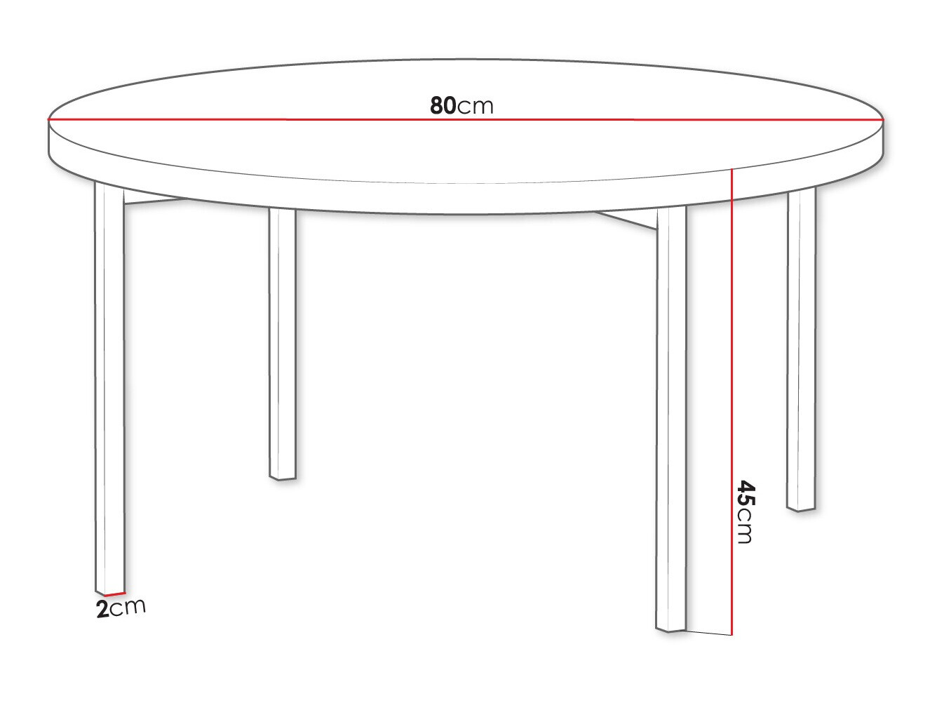 Table basse Providence 178 (Noir)