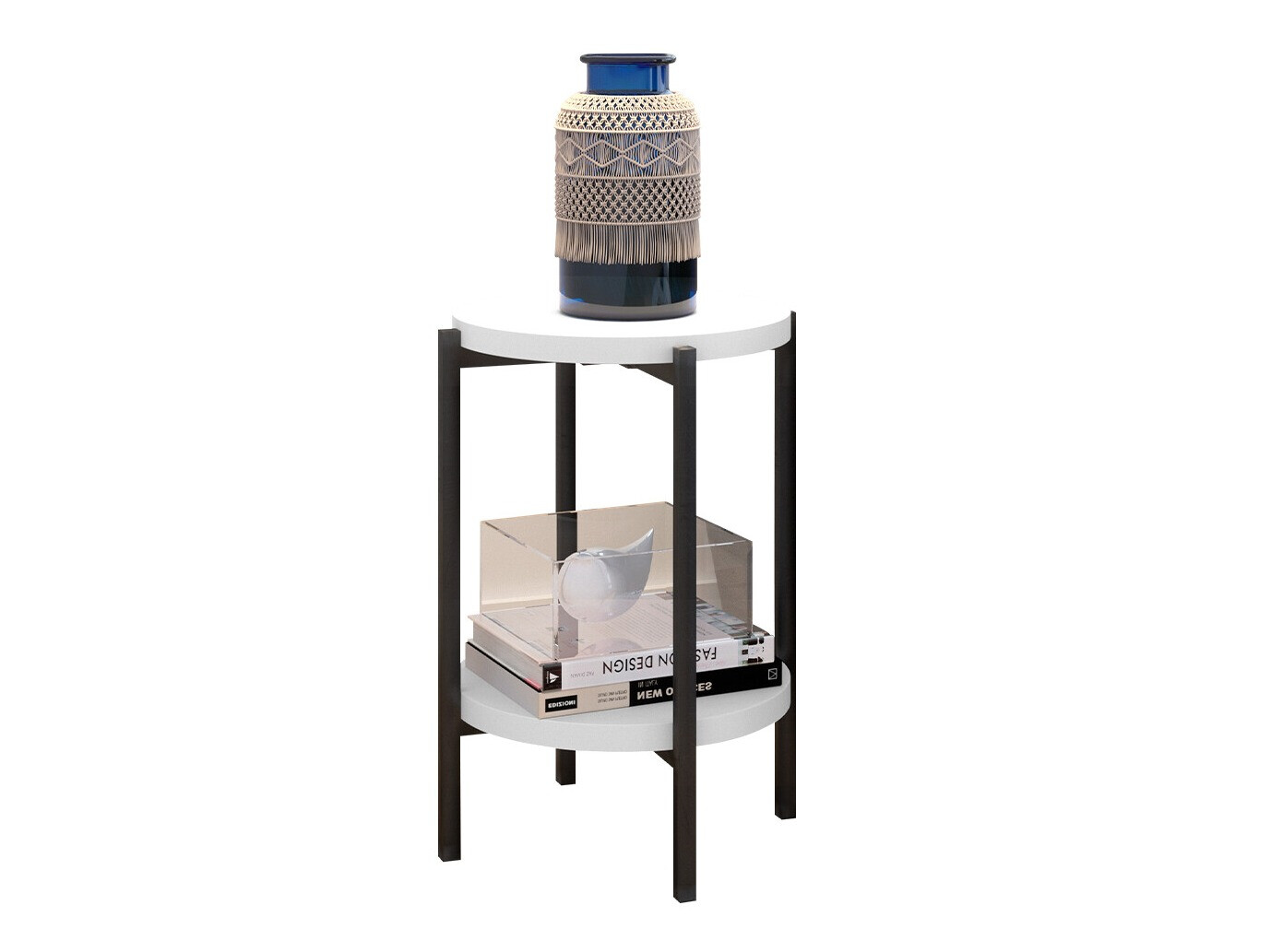 Table d'appoint Providence 179 (Blanc + Noir)