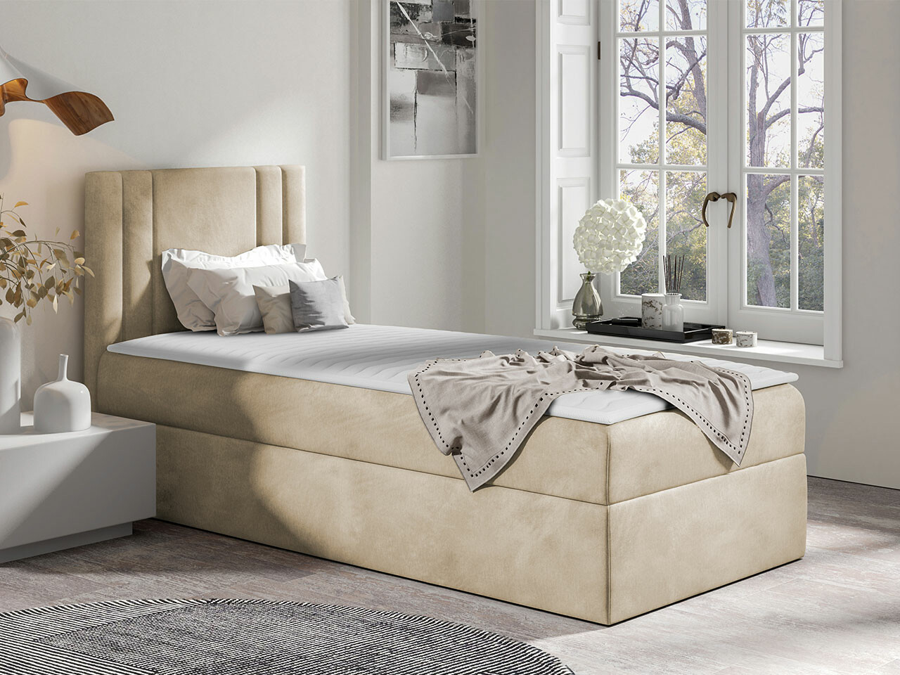 Lit boxspring Mel I (Kameleon 04)