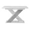 Table Goodyear 117 (Blanc brillant+ Béton)