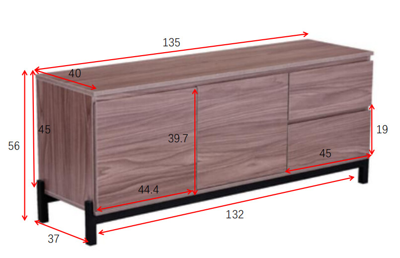 Commode Dallas 3238 (Noix)
