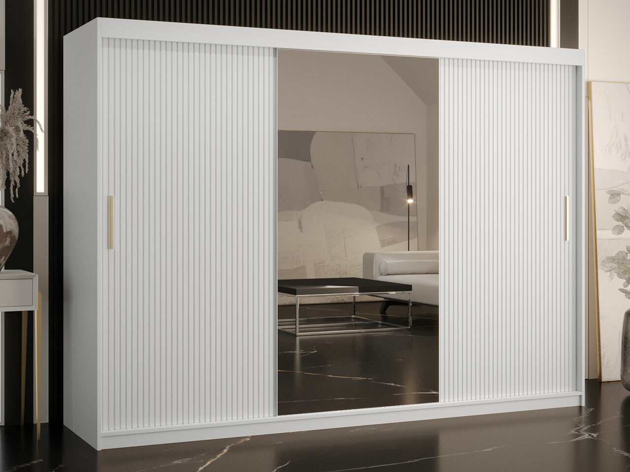 Armoire Anulio III (Blanc)