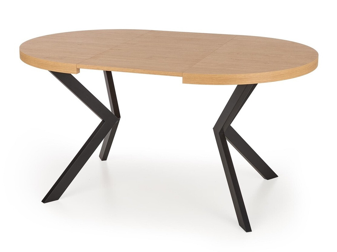 Table Houston 1495 (Chêne doré + Noir)