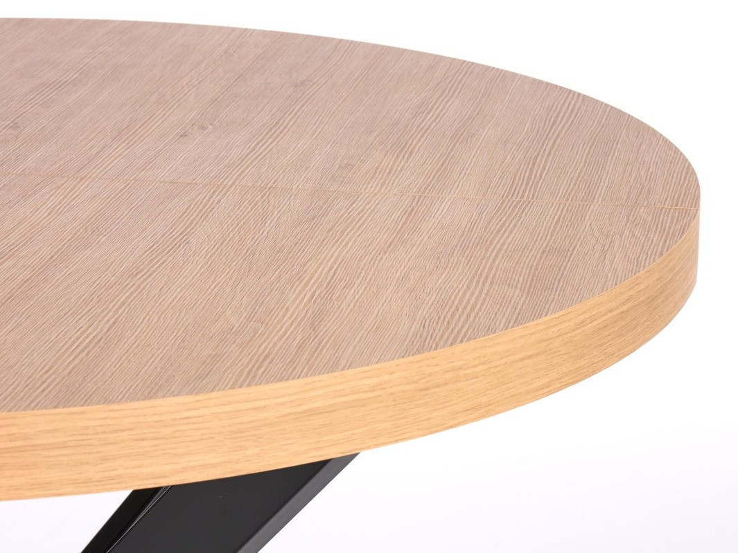 Table Houston 1495 (Chêne doré + Noir)