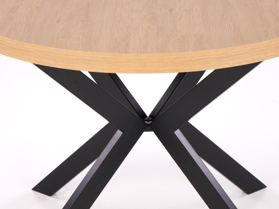Table Houston 1495 (Chêne doré + Noir)