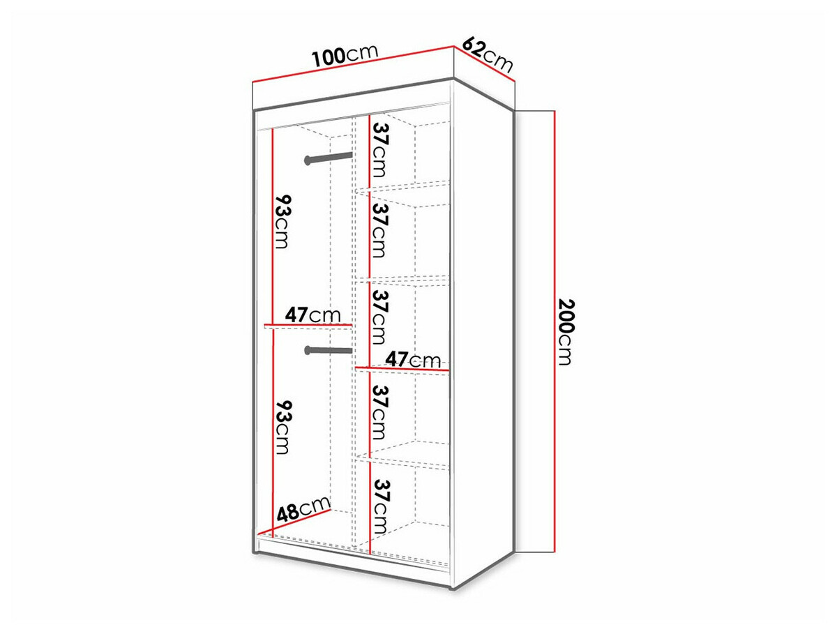 Armoire Anulio I (Noir)