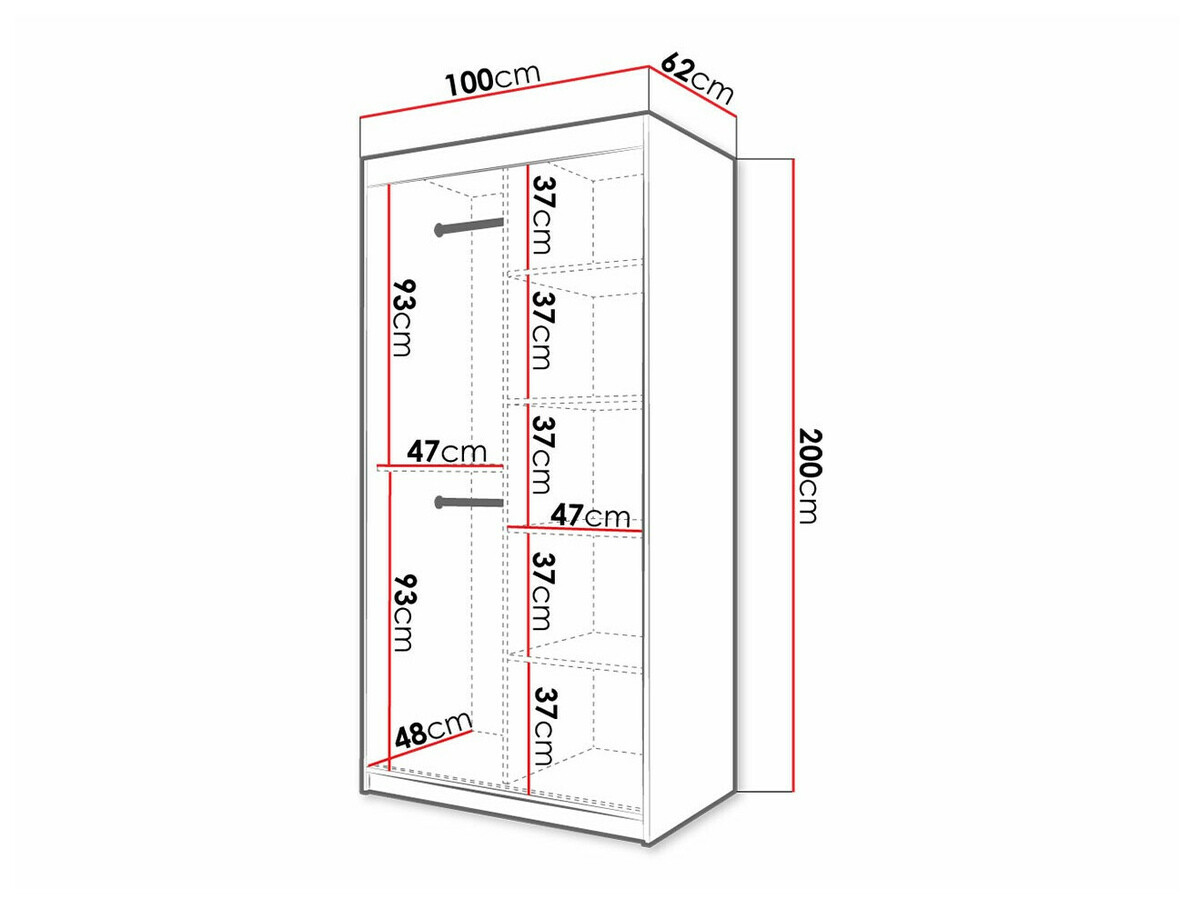 Armoire Anulio (Noir)