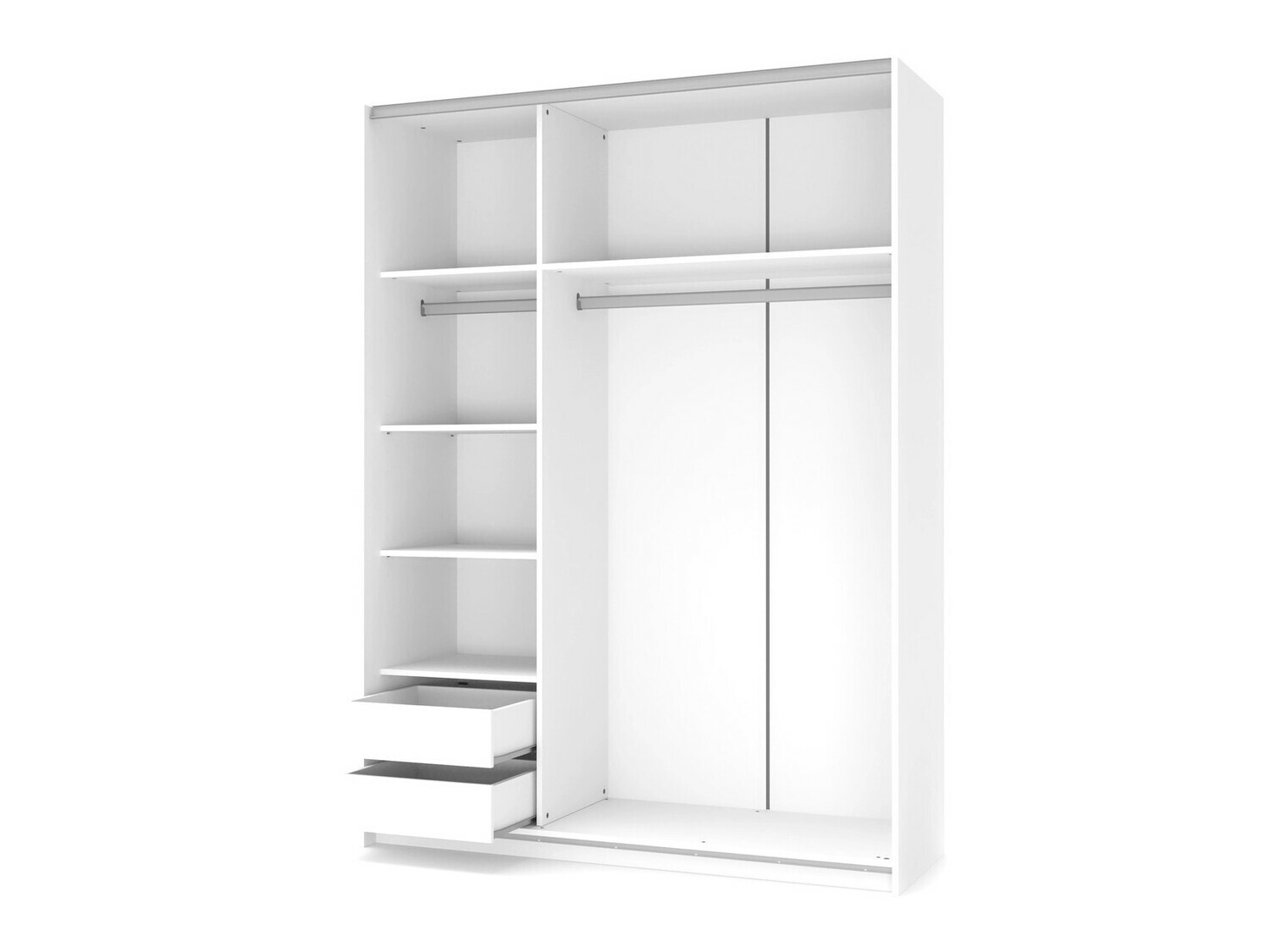 Armoire Cirveso 110 (Sonoma chêne + Blanc brillant)