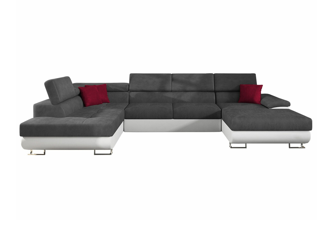 Canapé d'angle Comfivo Ruta IV (Soft 017 + Uttario Velvet 2971 + Kronos 02)