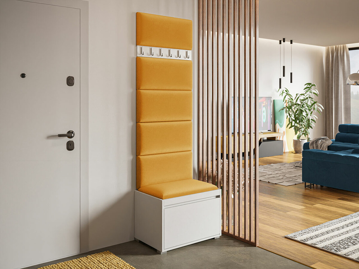 Meuble d'entrée Comfivo Pinus V (Blanc + Manila 32)