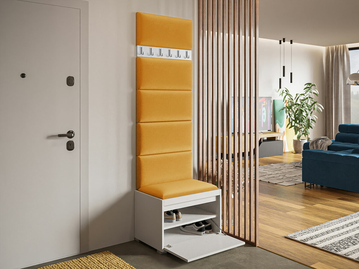 Meuble d'entrée Comfivo Pinus V (Blanc + Manila 32)