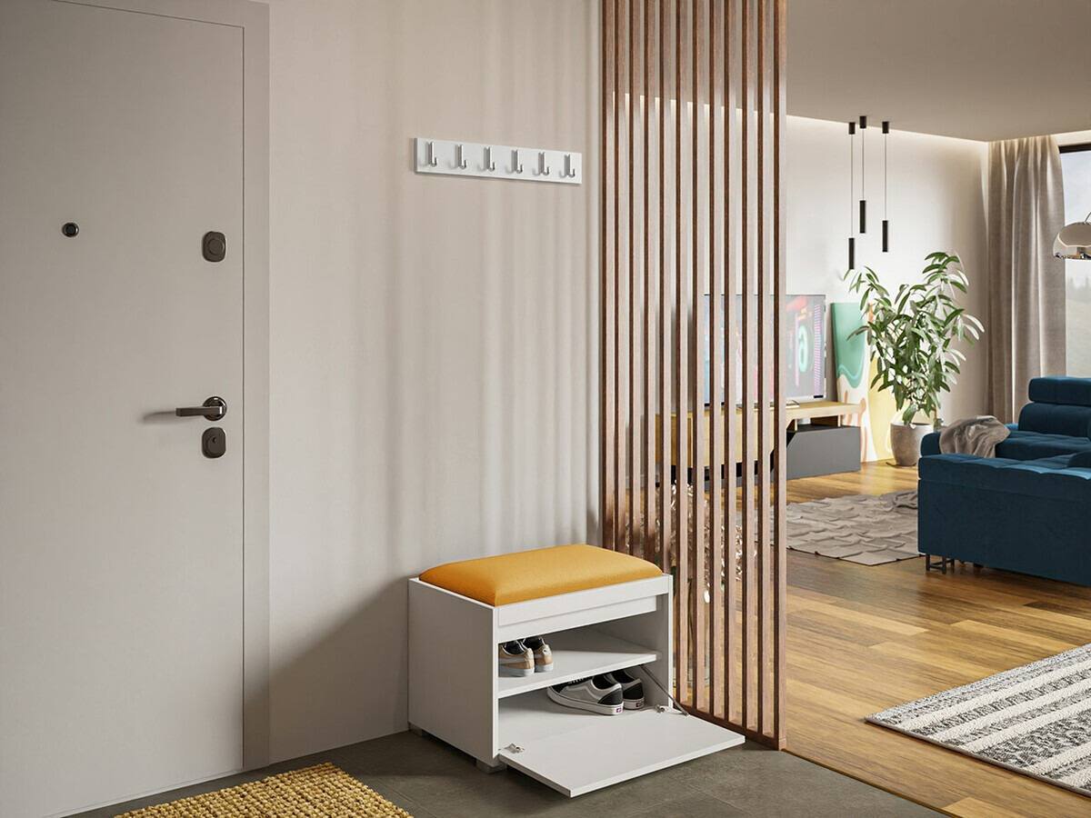 Meuble d'entrée Comfivo Pinus VIII (Blanc + Manila 32)