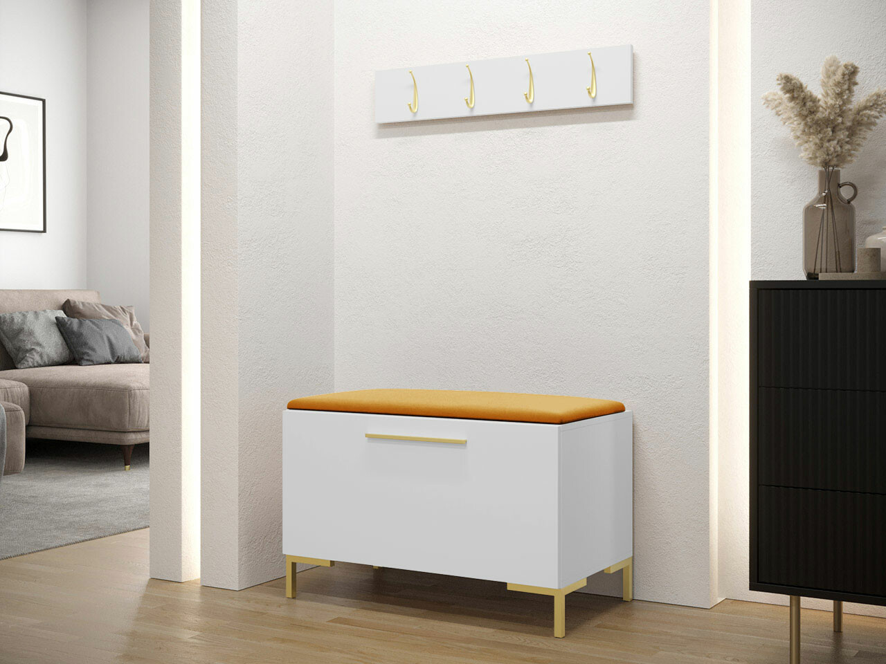 Meuble d'entrée Nomal VIII (Blanc)