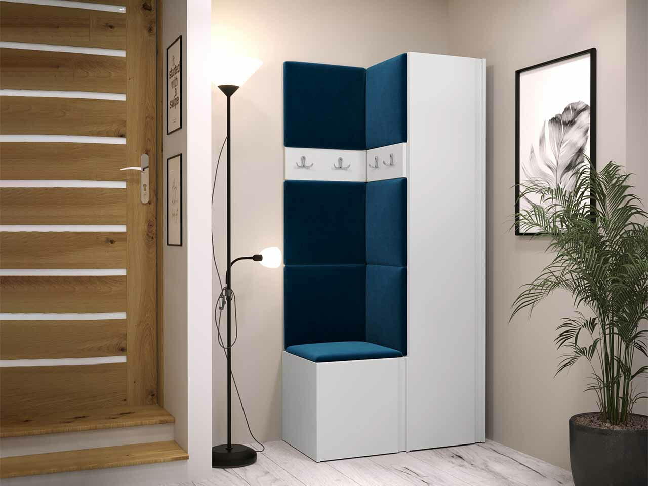 Meuble d'entrée Hartford 348 (Blanc)