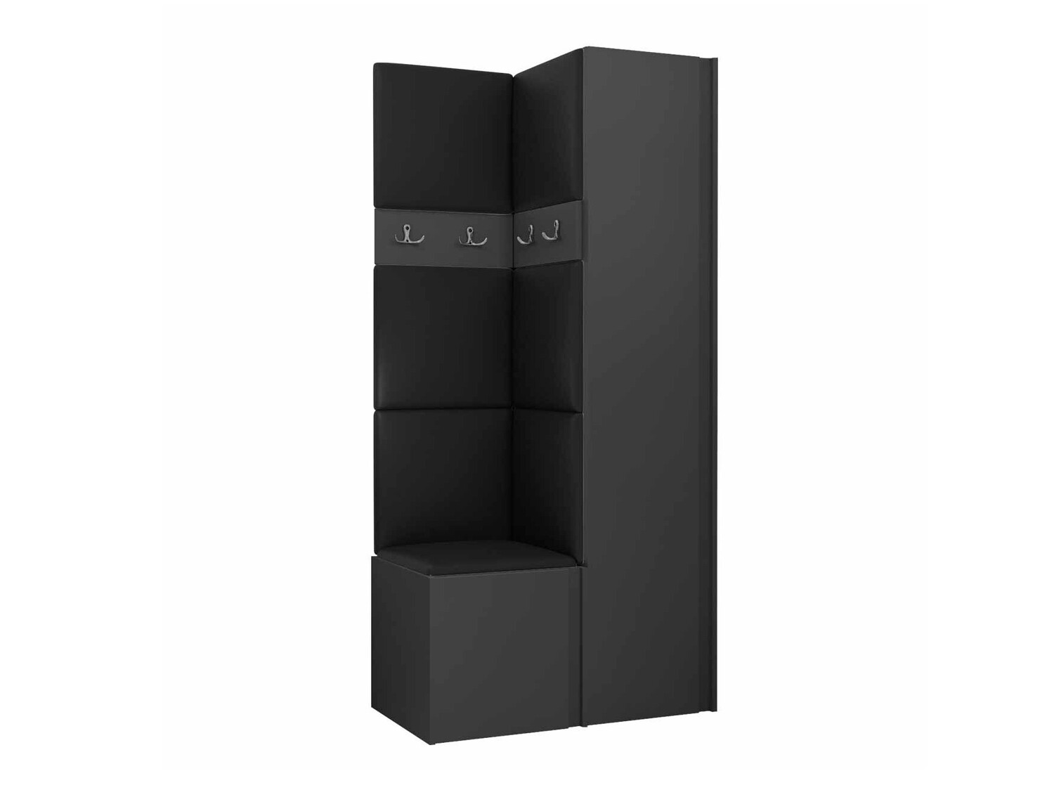 Meuble d'entrée Pinis XXIV (Faux cuir Soft 011)